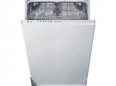 Lavavajillas integrable - Indesit DSIE 2B10, 10 servicios, 6 programas, 45 cm, 51 dB, Blanco