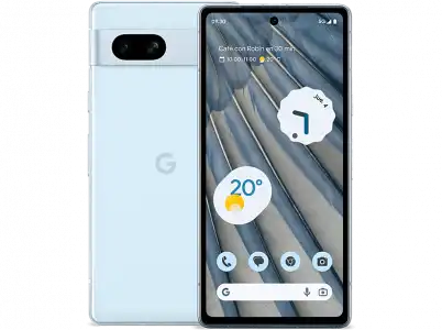 Móvil - Google Pixel 7a, Azul claro, 128 GB, 8 GB RAM, 6.1 " OLED Full HD+, Tensor G2, 4.385 mAh, Android