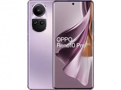 Móvil - OPPO Reno10 Pro 5G, Glossy Purple, 256 GB, 12 GB RAM, 6.7" AMOLED Full HD+, Qualcomm Snapdragon™ 778G, 4600 mAh, Android 13