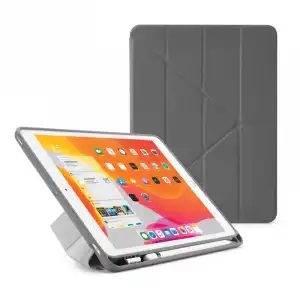 Pipetto London Origami 3 Pencil Funda para iPad Pro 12.9 (2018) Dark Grey