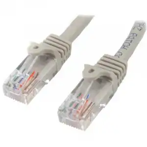 Startech Cable de Red Cat5e Ethernet RJ45 sin Enganches 0.5m Gris