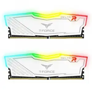 Team Group Delta RGB DDR4 3200 PC4-25600 16GB 2x8GB CL16 Blanco