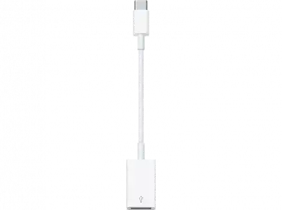 APPLE Adaptador USB-C a USB, Thunderbolt 3 (USB-C), para dispositivo USB estándar, Blanco