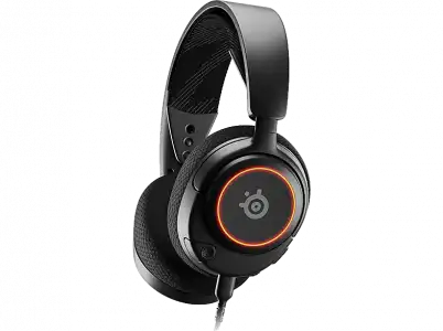 Auriculares gaming - Steel Series Arctis Nova 3, Controladores Hi-Fi, Luces RGB, Negro