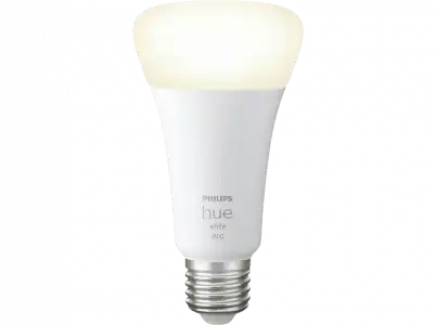 Bombilla Inteligente - Philips Hue A67 E27, Luz Cálida Regulable, 100 W, Compatible con Alexa y Google Home