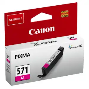 Canon - Cartucho De Tinta Original CLI-571 XL Magenta (0333C001)