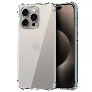 Cool Funda AntiShock Transparente para iPhone 15 Pro Max