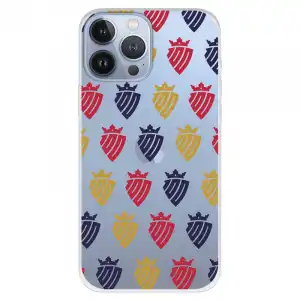Funda Para Iphone 13 Pro Max Del Osasuna Patrón Escudos Colores - Licencia Oficial Ca Osasuna