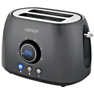 Haeger Future Tostadora 2 Rebanadas 800W