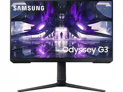 Monitor gaming - Samsung Odyssey G3 LS24AG320NUXEN , 24", Full-HD, 1 ms, FreeSync Premium, Negro