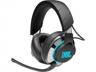 Auriculares gaming - JBL JBLQ810WLBLK, Bluetooth, Inalámbrico y alámbrico, Micrófono, Cancelación Activa de ruido, 43 h, Negro