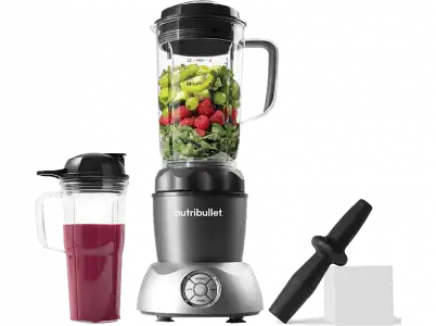 Batidora de vaso - Nutribullet Select NB200DG, personal, 1000W, 0.9L, Gris Oscuro