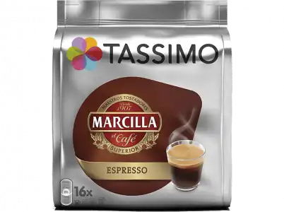 Cápsulas monodosis - Tassimo Marcilla Espresso, 16 cápsulas