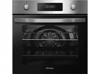 Horno - Candy Idea FIDC X605, Integrable, Multifunción, 60cm, 65L, 8 funciones, Display Touch, Inox