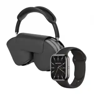 Klack Pack Smartwatch Watch 9 Max + Auriculares Bluetooth Klack Pro Negro