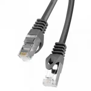 Lanberg Cable de Red RJ45 Cat.6 FTP 50cm Negro