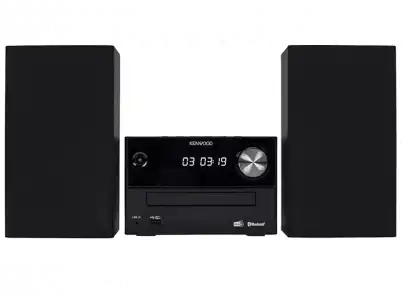 Microcadena - Kenwood M-420DAB, 14W, Bluetooth 4.2, 2 Altavoces, LCD, Negro