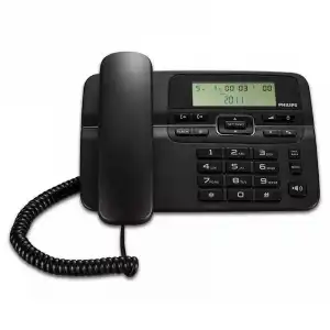 Philips M20B/00 Teléfono de Sobremesa para Mayores Negro