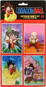 Set de 4 imanes lenticulares Dragon Ball