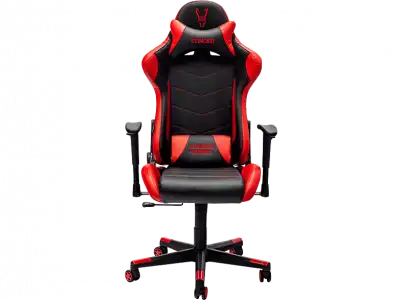 Silla gaming - Woxter Stinger Station, Altura y Reposabrazos ajustables, Rojo