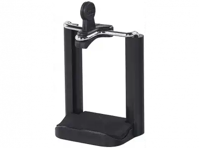 Soporte móvil - Hama Universal, Para trípodes y palos selfie, 8.20 cm, 1/4", Negro