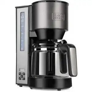 Black+decker Cafetera De Filtro Programable 12 Tazas 1000w Negra - Bxco1000e