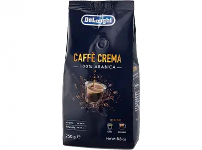 Café en grano - De'Longhi Crema DLSC602, 100 % Arábica, 250 g