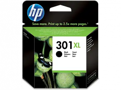 Cartucho de tinta - HP 301XL, Negro, CH563EE