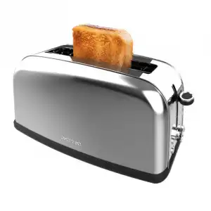 Cecotec Toastin' time 850 Inox Long Lite Tostadora 2 Rebanadas 850W