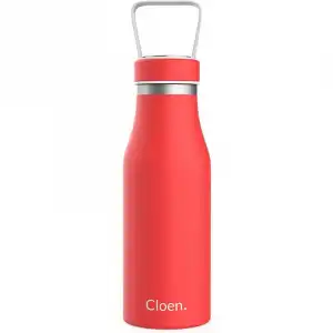Cloen Botella Triple Capa Color Rojo 500ml