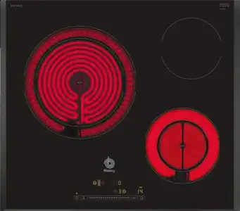 Encimera - Balay 3EB765LQ Vitrocerámica, Eléctrica, 3 zonas, 28 cm