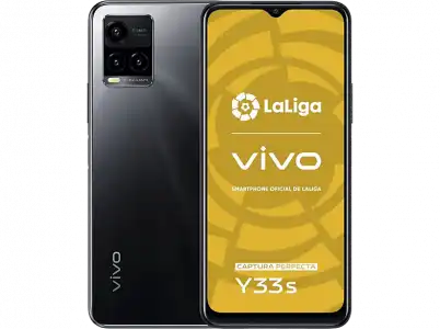 Móvil - vivo Y33s, Azul Medianoche, 128 GB, 8 GB RAM, 6.58" FHD+, MediaTek Helio G80, 5000 mAh, Android