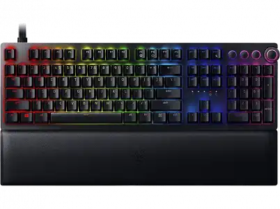 Teclado gaming - Razer Huntsman V2 TKL, USB, Retroiluminación personalizable, Anti-ghosting, Negro