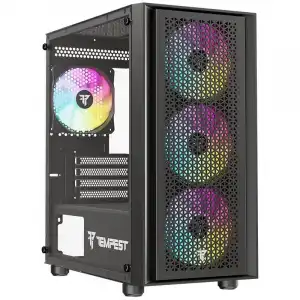 Tempest Rampart ARGB M-ATX Cristal Templado USB 3.0 Negra