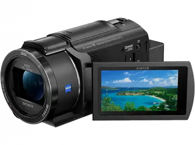 Videocámara - Sony FDRAX43A, 4K, Zoom óptico 20x (Digital 40x), Gran angular, Enfoque automático rápido, Negro