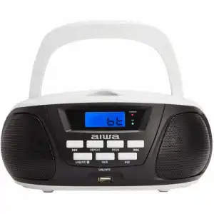 Aiwa BoomBox BBTU-300 Radio CD Bluetooth Infantil Negro