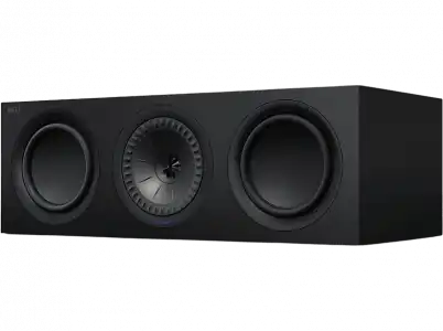 Altavoz central - KEF Q650c, 150 W, 64Hz-28KHz (± 3db), 8Ω, 87dB, Central 2.5 vías, Bass Réflex, Negro