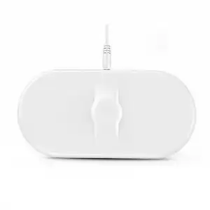 Devia Cargador Inalámbrico Triple para Apple Watch/iPhone y Airpods Blanco