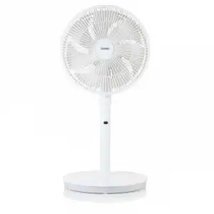 Domo Ventilador de Pie con Mando a Distancia 45W Blanco