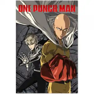 Erik Póster One Punch Man Saitama & Genos 91.5x61cm