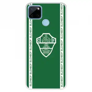 Funda Para Realme C21y Del Elche Cf Escudo Fondo Verde Escudo Fondo Verde - Licencia Oficial Elche Cf