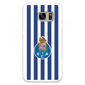 Funda Para Samsung Galaxy S7 Del Fútbol Club Oporto Escudo Rayas - Licencia Oficial Fútbol Club Oporto