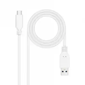 Nanocable Cable USB 3.1 a USB-C Macho/Macho Blanco 1m