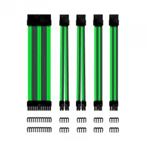 Phoenix Kit Cables Extensión Placa Base Negro/Verde