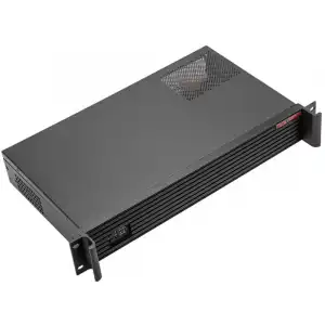 RackMatic Caja Rack 19" IPC mini-ITX 1.5U 1x3.5" 1x2.5" Fondo 250mm