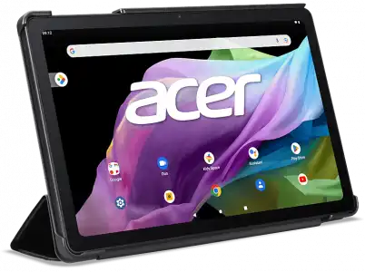 Tablet - Acer Iconia Tab P10-11-K4DK, 10.4" IPS WUXGA, 6GB RAM, 128GB eMMC, MTK MT8183, Android, Funda incluida, Gris