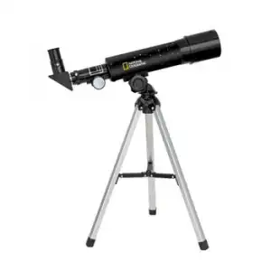 Telescopio Para Niños 50/360 Refractor National Geographic Con Trípode De Mesa