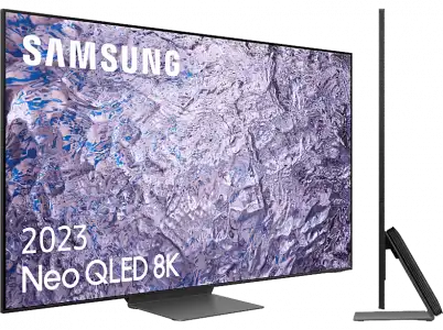 TV Neo QLED 85" - Samsung TQ85QN800CTXXC, UHD 8K, Neural Quantum Processor Miles de mini LEDs, Smart TV, Gaming Hub, DVB-T2 (H.265), Titan Black