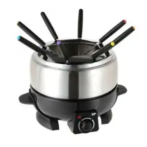 Aparato De Fondue Continental Edison Fd6wix - Negro