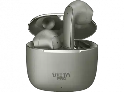 Auriculares True Wireless - Vieta Pro Fit 2, Bluetooth 5.3, Touch Control, Asistente de voz, 20 h, Titanio